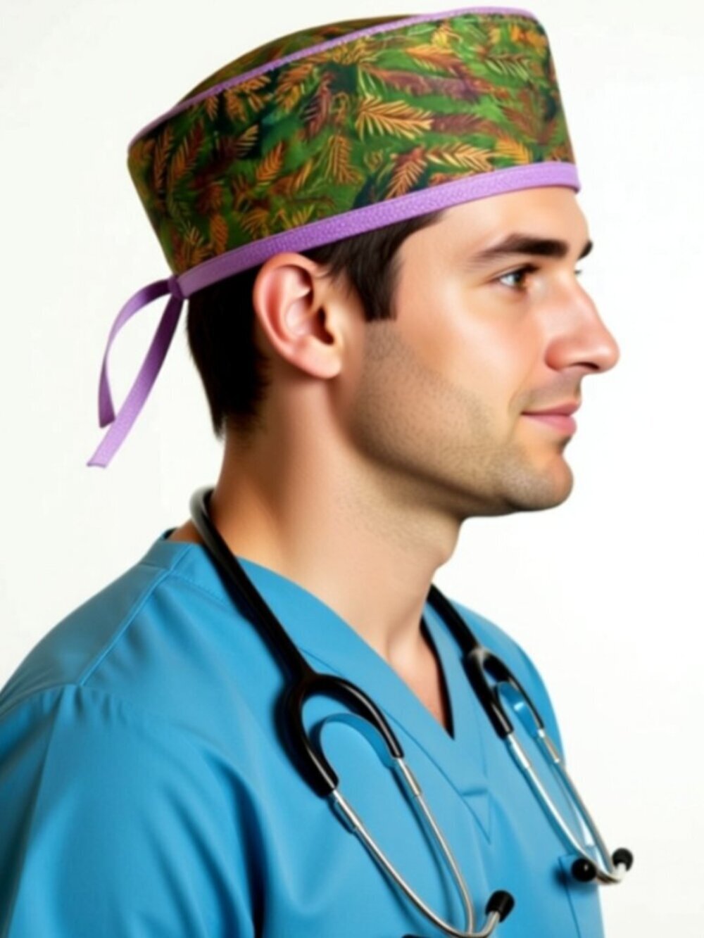 Unisex Style Surgical/Scrub/Dental Cap O/S (SS03-G11)
